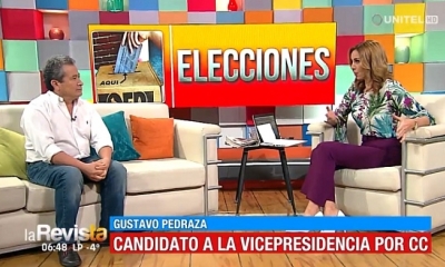 Gustavo Pedraza, candidato a la vicepresidencia por Comunidad Ciudadana
