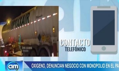 La empresa Praxair, hace unos días, desmintió el supuesto desabastecimiento de oxígeno