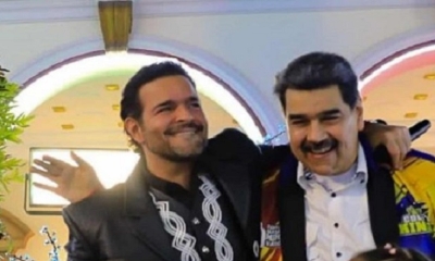 Pablo Montero y Nicolás Maduro