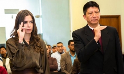 Mariana Rodríguez y José Antonio Rivera en la posesión. | @minplanifica
