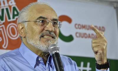 El candidato de Comunidad Ciudadana (CC), Carlos Mesa