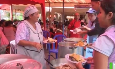 Los comensales disfrutaron el sabor/Foto. Captura de pantalla 