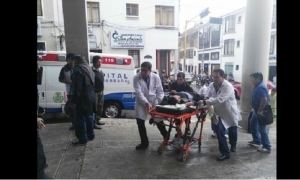 Los heridos fueron llevados a diferentes centros de salud. Foto: Correo del Sur