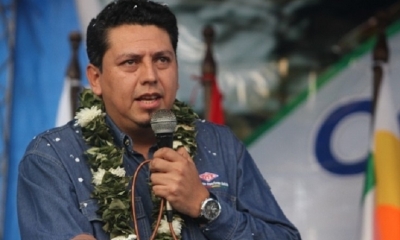 Óscar Barriga, presidente de  YPFB/Foto. IS