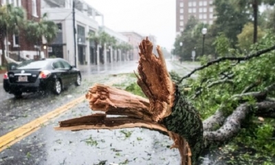 El huracán destruye todo a su paso/Foto. RRSS