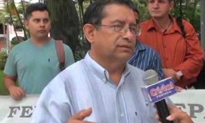 Omar Ribera, presidente de la Fedjuve de Santa Cruz/Foto. RRSS
