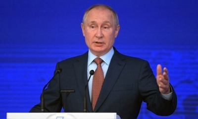 Vladimir Putin, presidente de Rusia. 