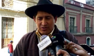 Teodoro Mamani, secretario General de la CSUTCB/Foto. RRSS