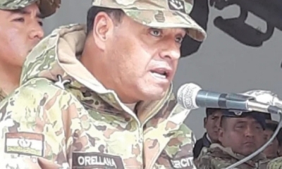 El excomandante de las FFAA Sergio Orellana.