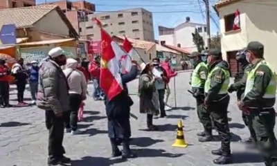 Protestas de ciudadanos en Potosí. Captura de pantalla 