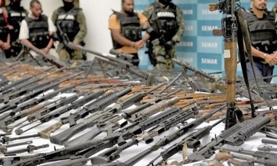 México pide frenar el tráfico de armas.