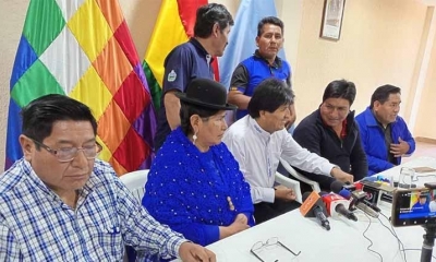 Evo dice que fábricas de droga halladas en Villa Tunari fueron montadas 