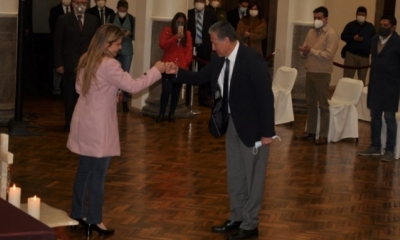 Varias autoridades pasaron por el ministerio de Desarrollo Productivo/Foto. RRSS