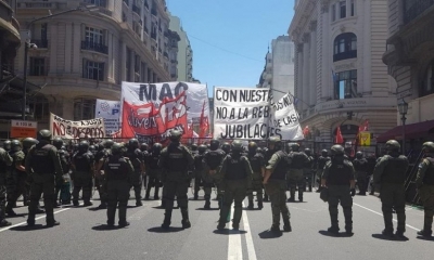 Conflictos en Argentina/Foto. RRSS