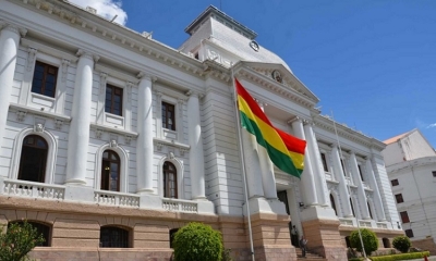 Frontis del Tribunal Supremo de Justicia 