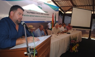 Klaus Frerking,presidente de la Federación Departamental de Productores de Leche/Foto. RRSS
