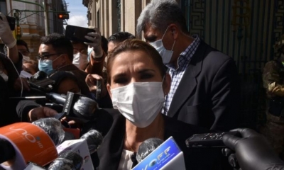 La presidenta de Bolivia, Jeanine Áñez. | APG