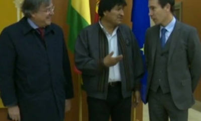 Presidente Evo Morales en España/Foto. BTV