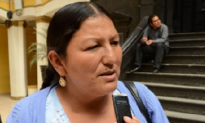 María Heredia, alcaldesa  de Sipe Sipe/Foto. RRSS