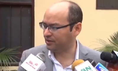 Edwin Bazan Vocero de la Iglesia Católica/Foto. Captura de pantalla
