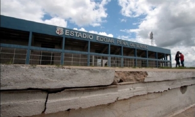 Estadio Édgar Peña está en estado lamentable. Foto: Diez
