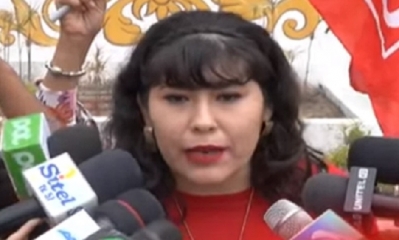 Pamela Flores, representante de la Plataformas Unidas/Foto. Captura de pantalla