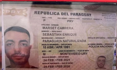  pasaporte paraguayo falso de Sebastián Enrique Marset Cabrera