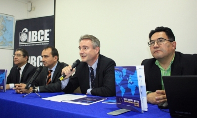 Los responsables en conferencia de prensa/Foto. IBCE
