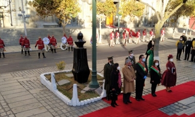 Los actos conmemorativos por los 211 años de la gesta libertaria de La Paz 