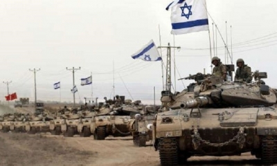 Tanques de guerra del Ejército de Israel. | Fuente: AFP