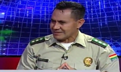 Igor Echegaray, es el nuevo Comandante de Santa Cruz/Foto. RRSS