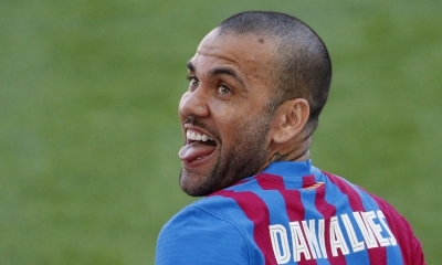 Daniel Alves jugador del Barcelona