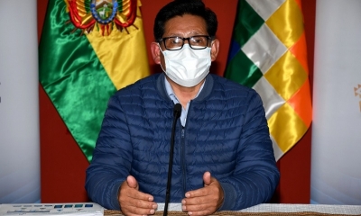 El ministro de Educación, Edgar Pary Chambi
