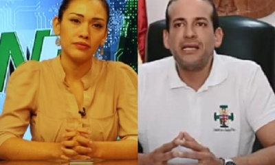 Adriana Salvatierra y Luis Fernando Camacho/Foto. Kandire