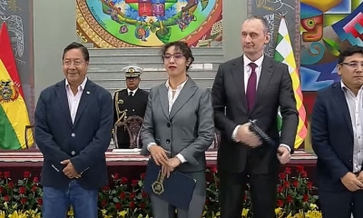 El acto se realizó en la Casa Grande del Pueblo. Foto: BTV
