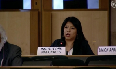 Defensora del Pueblo, Nadia Cruz. Foto: Defensoría del Pueblo