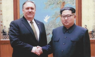 Pompeo comentó que mantuvo buenas conversaciones con Kim
