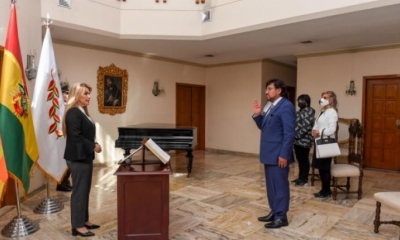 La presidenta Jeanine Añez tomó juramento este lunes al abogado Alberto Javier Morales Vargas como nuevo Procurador General del Estado.