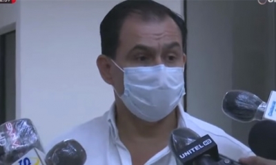 El presidente del Colegio Médico de Santa Cruz, Wilfredo Anzoátegui
