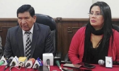 Consejeros Gonzalo Alcón y Dolka Gómez. / Foto: Correo del Sur.