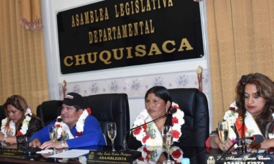 Asamblea Legislativa de Chuquisaca/Foto. RRSS
