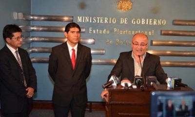 Hugo Moldiz, ministro de Gobierno. - Abi Agencia