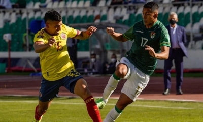 El primer partido entre Bolivia y Colombia rumbo a Catar finalizó en empate a un gol. 