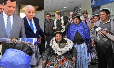 Las ´víctimas de octubre y Gonzalo Sánchez de Lozada/Foto. Kandire