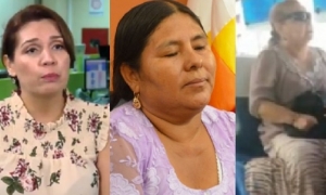  Cinthia Borda (hija) llegó para atender a su madre que se encuentra internada/Foto. RRSS	