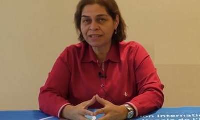 Fátima Da Silva, vicepresidenta de la Internacional de Educación para América Latina. Foto: Internet