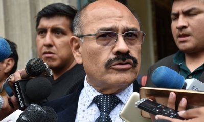 El ministro de Salud, Anibal Cruz
