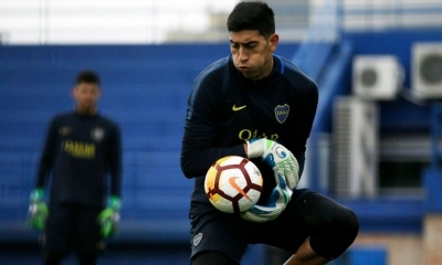 Andrada volvió a atajar en el triunfo de Boca ante Patronato. Dejó una buena impresión, con tapadas de mérito.