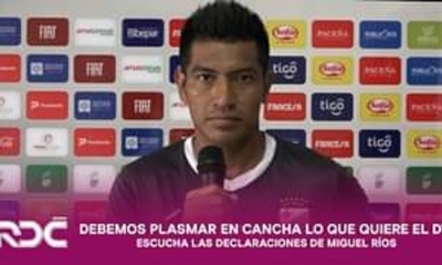 El atacante cruceño Miguel Ángel Ríos.