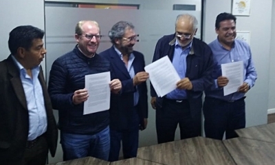 La alianza firmada por el FRI y Todos. 